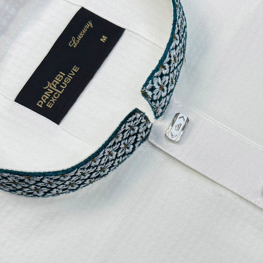 প্রিমিয়াম চায়না ঝিলমিল পাঞ্জাবি – গ্লসি ও এলিগেন্ট লুক