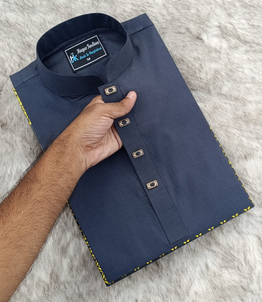 পিউর সুতি ধুতি কটন পাঞ্জাবি – আরামদায়ক ও ক্লাসিক স্টাইল