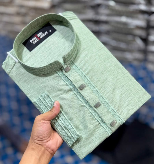 প্রিমিয়াম খাদি কটন পাঞ্জাবি – ন্যাচারাল ও কমফোর্ট ক্লাসিক