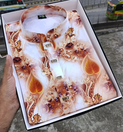 চায়না লেকরা স্টিচ পাঞ্জাবি – স্মার্ট ফিট ও কমফোর্ট স্টাইল